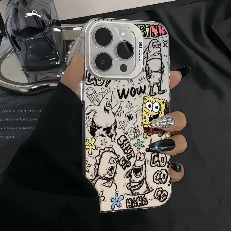 Sketch of Bikini Bottom iPhone 17 Pro Max phone case