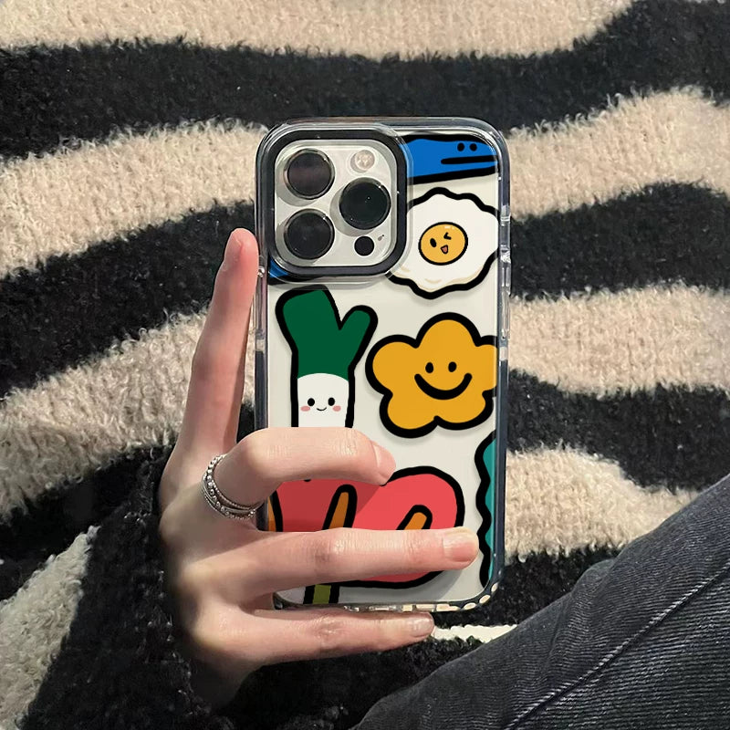 Instagram-style artistic smiley face 17pmx phone case