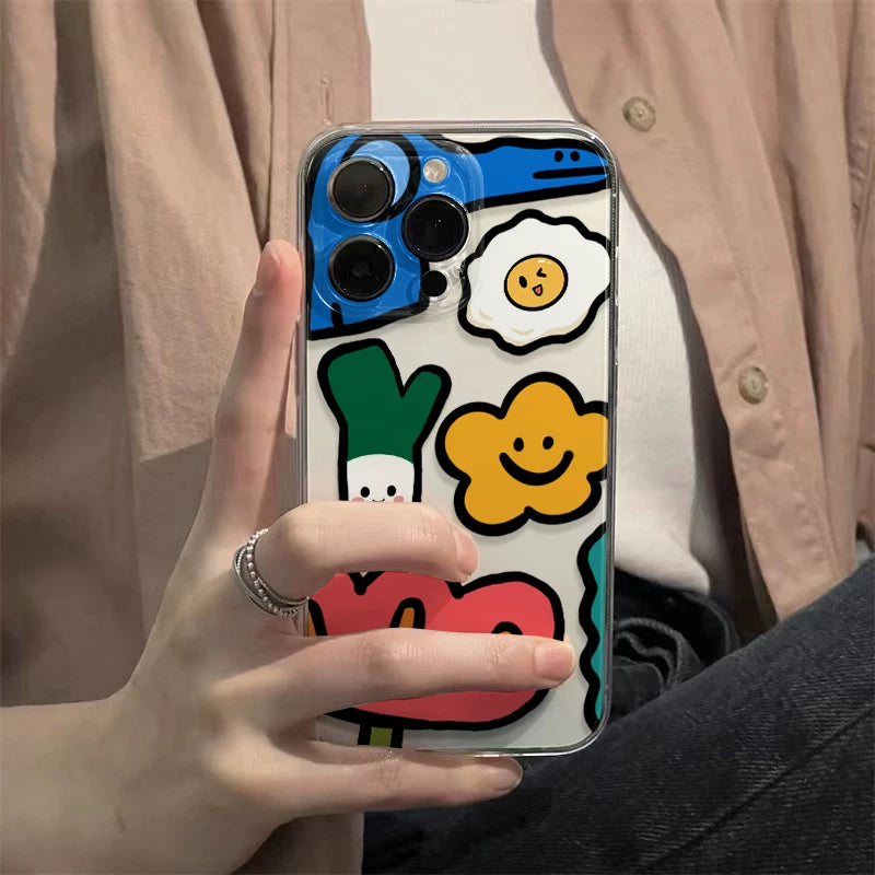 Instagram-style artistic smiley face 17pmx phone case